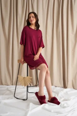 Pretty You Lingerie & Nachtmode^Nachtmode dames nachthemd   rood