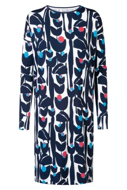 MEY Outlet^Nachtmode dames nachthemd   blauw