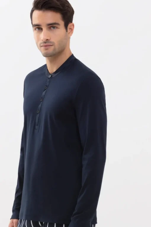 MEY Ondergoed & Nachtmode^Nachtmode heren pyjama blauw