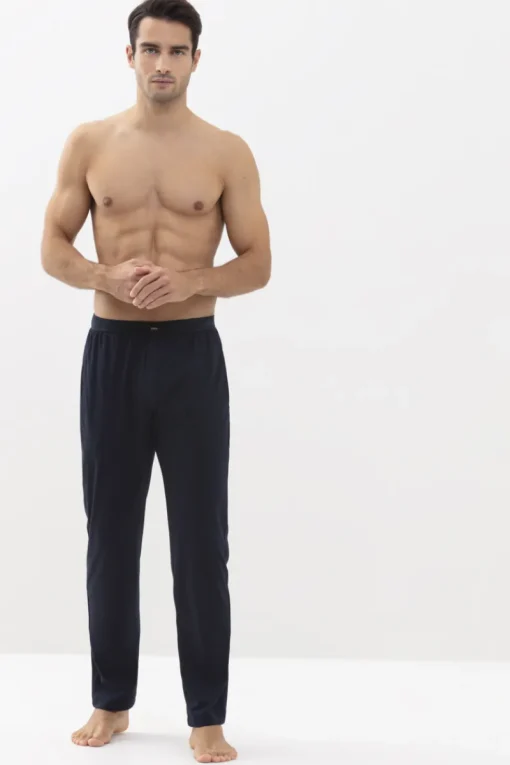 MEY Ondergoed & Nachtmode^Nachtmode heren pyjama blauw