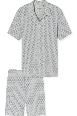 Schiesser Ondergoed & Nachtmode^Nachtmode heren pyjama grijs