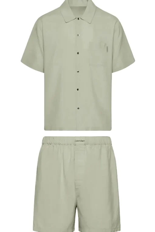 Calvin Klein Ondergoed & Nachtmode^Nachtmode heren pyjama groen