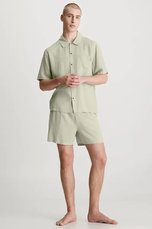 Calvin Klein Ondergoed & Nachtmode^Nachtmode heren pyjama groen