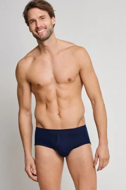 Schiesser Ondergoed & Nachtmode^Ondergoed heren slip blauw