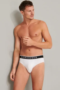 Schiesser Ondergoed & Nachtmode^Ondergoed heren slip wit