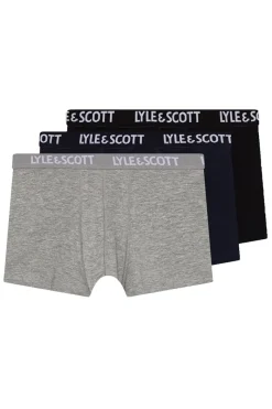 Lyle & Scott Ondergoed & Nachtmode^Ondergoed jongens boxershort grijs