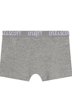 Lyle & Scott Ondergoed & Nachtmode^Ondergoed jongens boxershort grijs