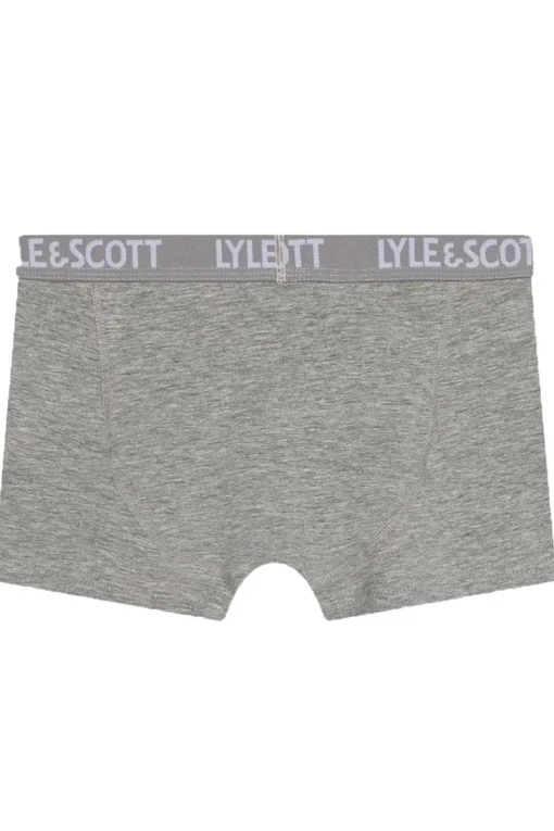 Lyle & Scott Ondergoed & Nachtmode^Ondergoed jongens boxershort grijs
