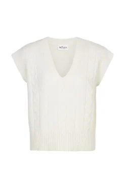 Soeurs de Provence Jeans & Casuals|Truien & Vesten^Pauline Spencer Cream