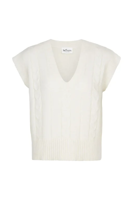 Soeurs de Provence Jeans & Casuals|Truien & Vesten^Pauline Spencer Cream