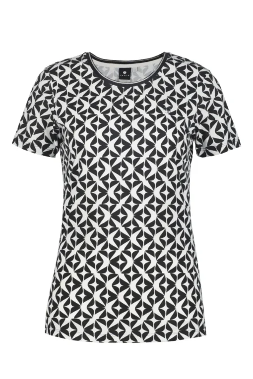 Luhta Sport Style|Sportswear^Tennis dames t-shirt km zwart