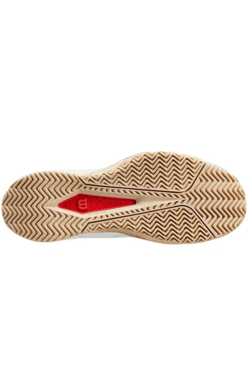 Wilson Schoenen^Tennisschoenen gravel dames wit