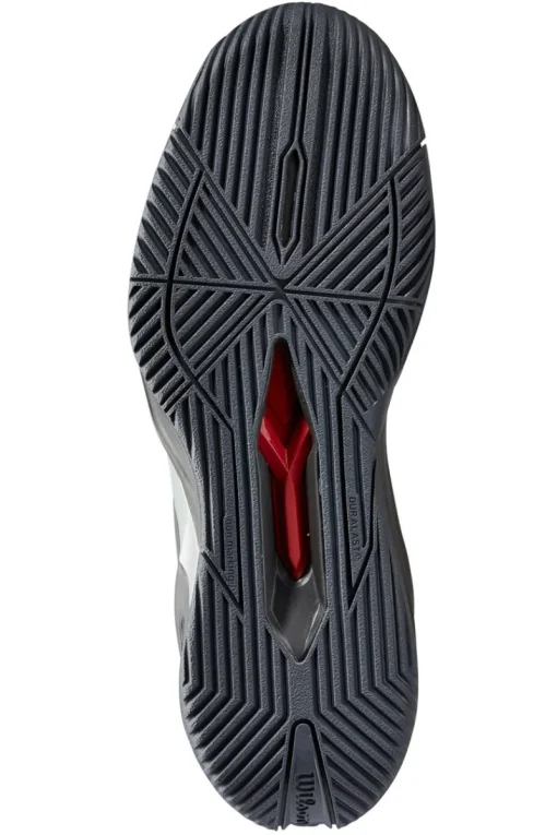 Wilson Schoenen^Tennisschoenen gravel heren wit