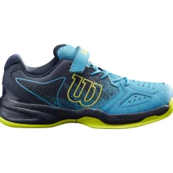 Wilson Accessoires^Tennisschoenen gravel jongens blauw