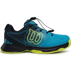 Wilson Accessoires^Tennisschoenen gravel jongens blauw